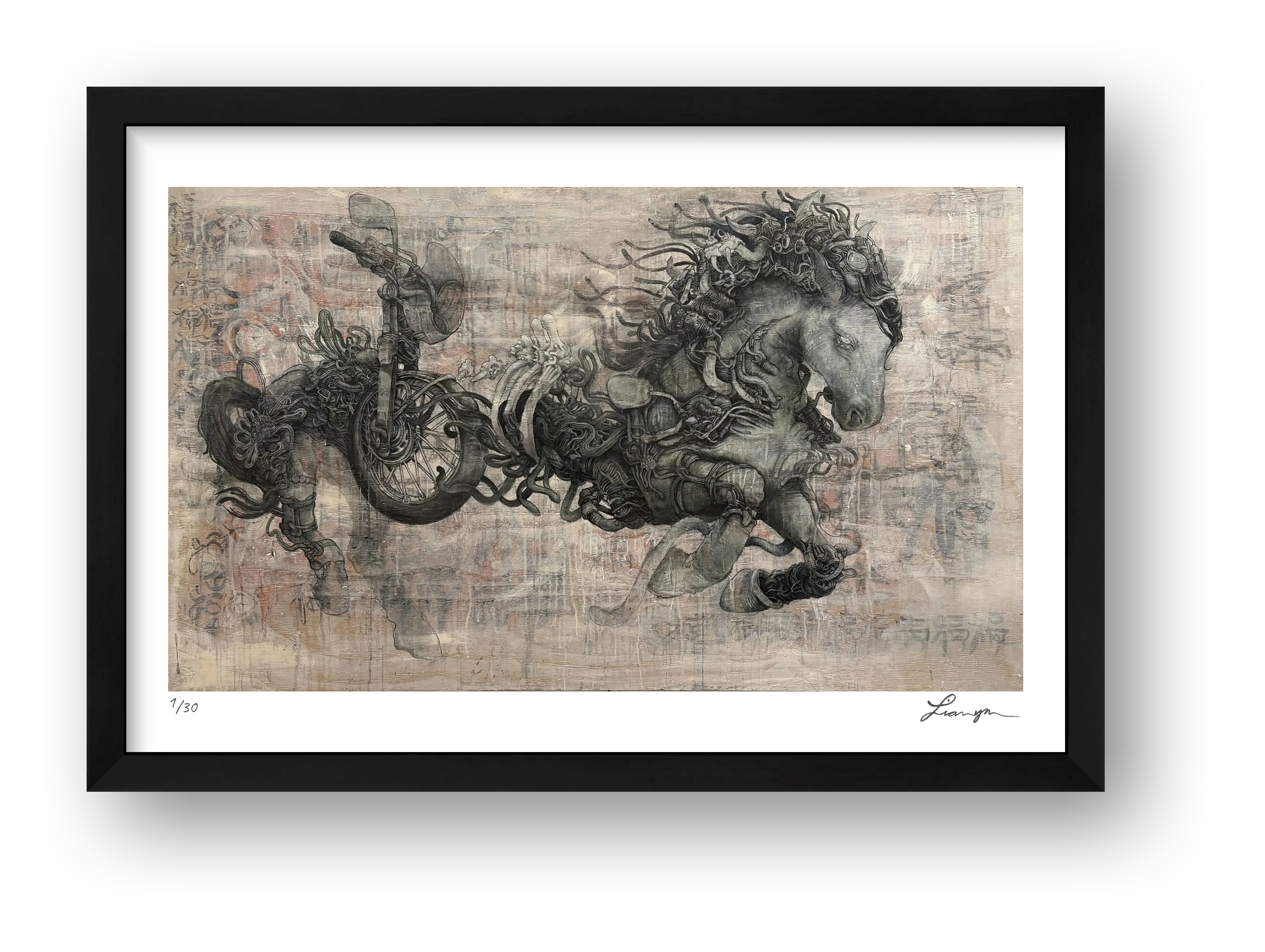 10, 000 Blessings — framed
