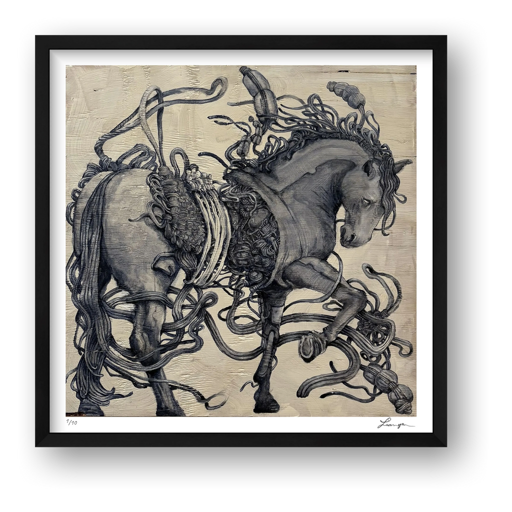 Lucky Horse — framed